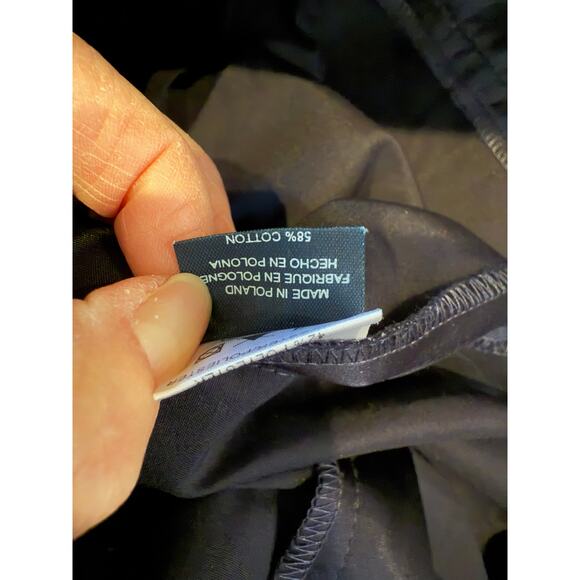 French Connection Mod Button front Mini Dress Navy Blue 2 - Picture 5 of 6